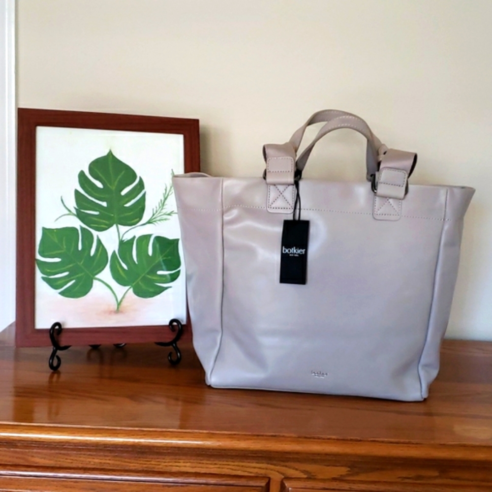 Botkier Bedford Convertible Leather Tote Bag - Picture 3 of 8